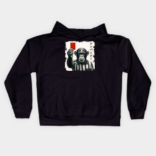 Chimp Referee, Japanese Pun Kids Hoodie